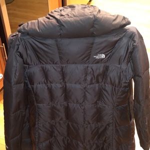 Black North Face Down Coat-Small